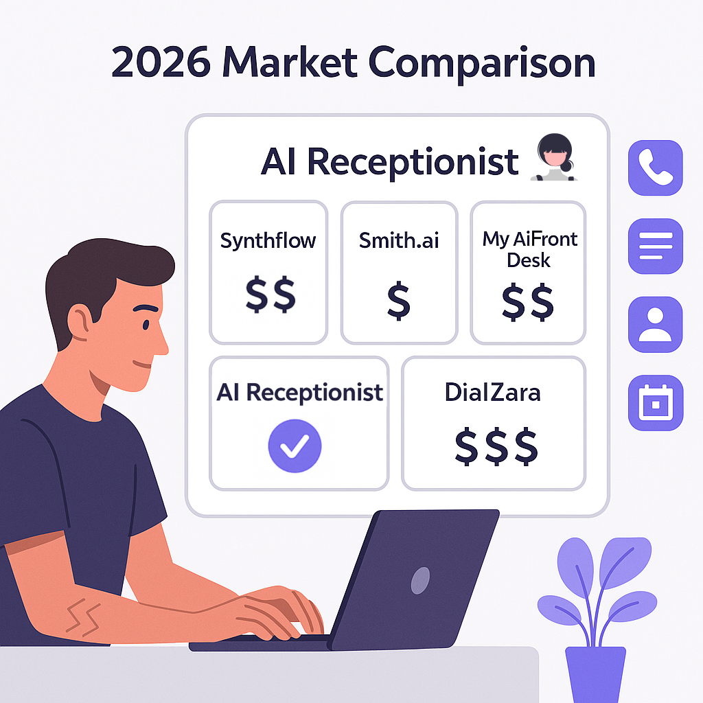 AI Receptionist market comparison 2026 competitive landscape