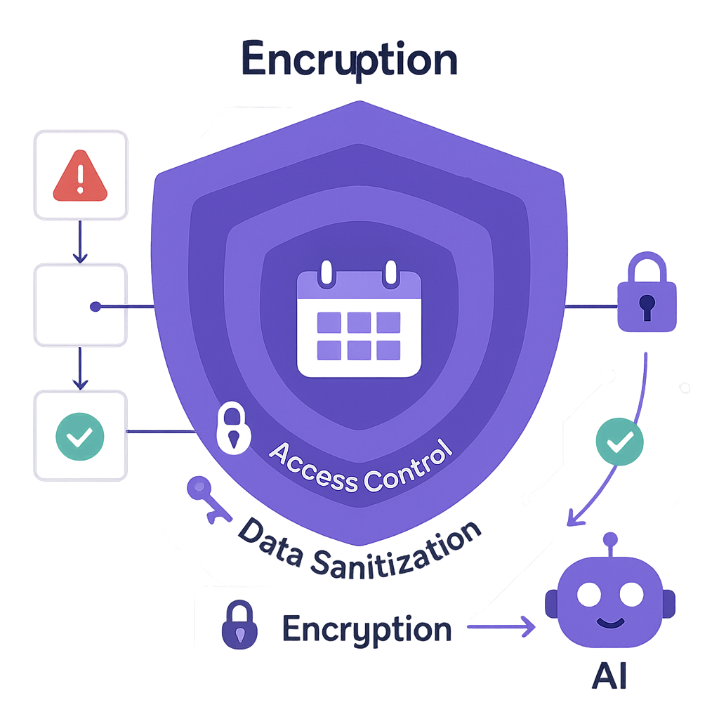 Security architecture for calendar integration